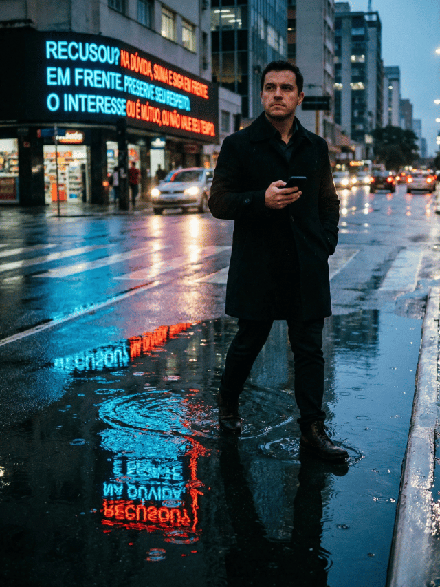 Ela recusou o convite. Insistir ou sumir?